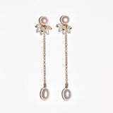 Olivia Pearl Earrings — Pearl Collar