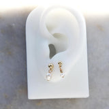 Tiny Pearl Stud Earrings