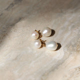Classique Petite | Irregular Pearl Studs