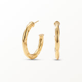 Pinched Hoop Earrings