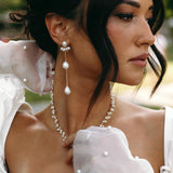 Sabine Pearl Earrings — Pearl Collar