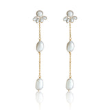 Sabine Pearl Earrings — Pearl Collar