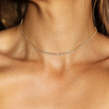 Tennis Choker Necklace & Bracelet Set