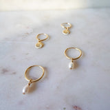 Paradise Clamshell & Pearl Earrings