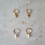 Paradise Clamshell & Pearl Earrings