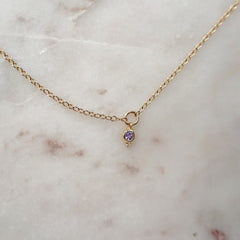 December Birthstone Necklace