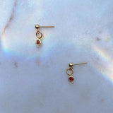 January Birthstone Earrings