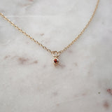 January Birthstone Necklace