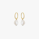Juno Gold Filled Pearl Earrings