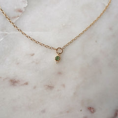 May Birthstone Necklace