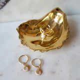 Paradise Clamshell & Pearl Earrings
