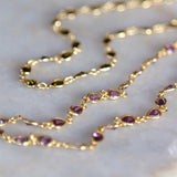 Demeter Peridot CZ Necklace