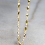Demeter Peridot CZ Necklace