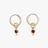 January Birthstone Earrings
