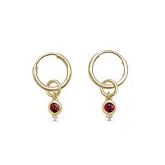 January Birthstone Earrings