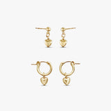 Lover & Big Love Earrings Set