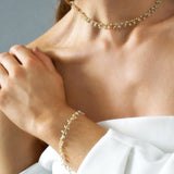 Margiela Pearl Necklace & Bracelet Set