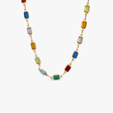 Marion Necklace — Dark Stones