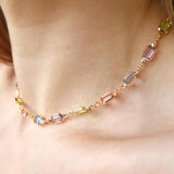 Marion Necklace — Light Stones