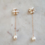 Olivia Pearl Earrings — Pearl Collar