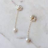 Olivia Pearl Earrings — Pearl Collar