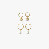 Paradise Clamshell & Pearl Earrings