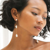 Sabine Pearl Earrings — Minimal