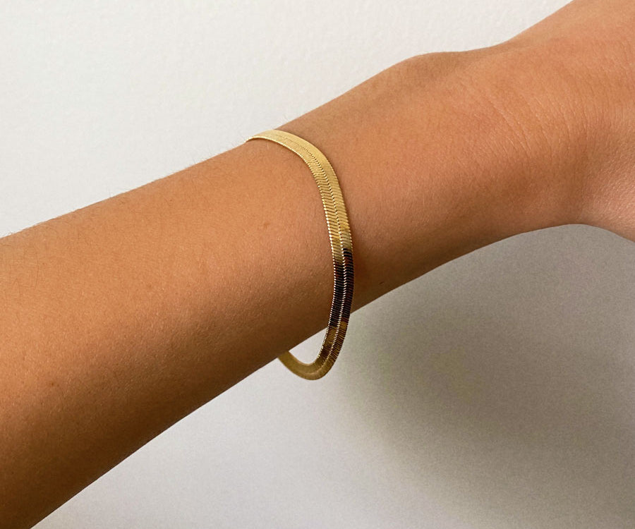 serpent bracelet worn
