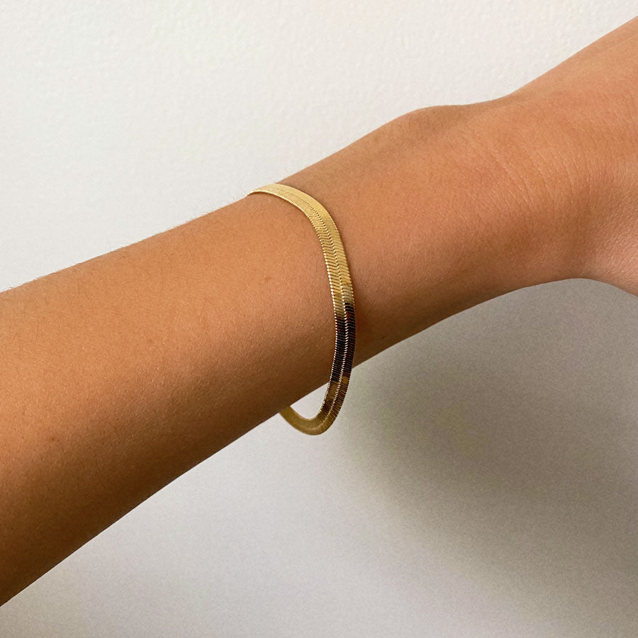 serpent bracelet worn