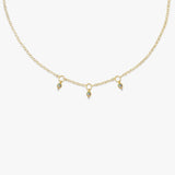 Triple Opal Choker Necklace