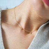 Triple Opal Choker Necklace